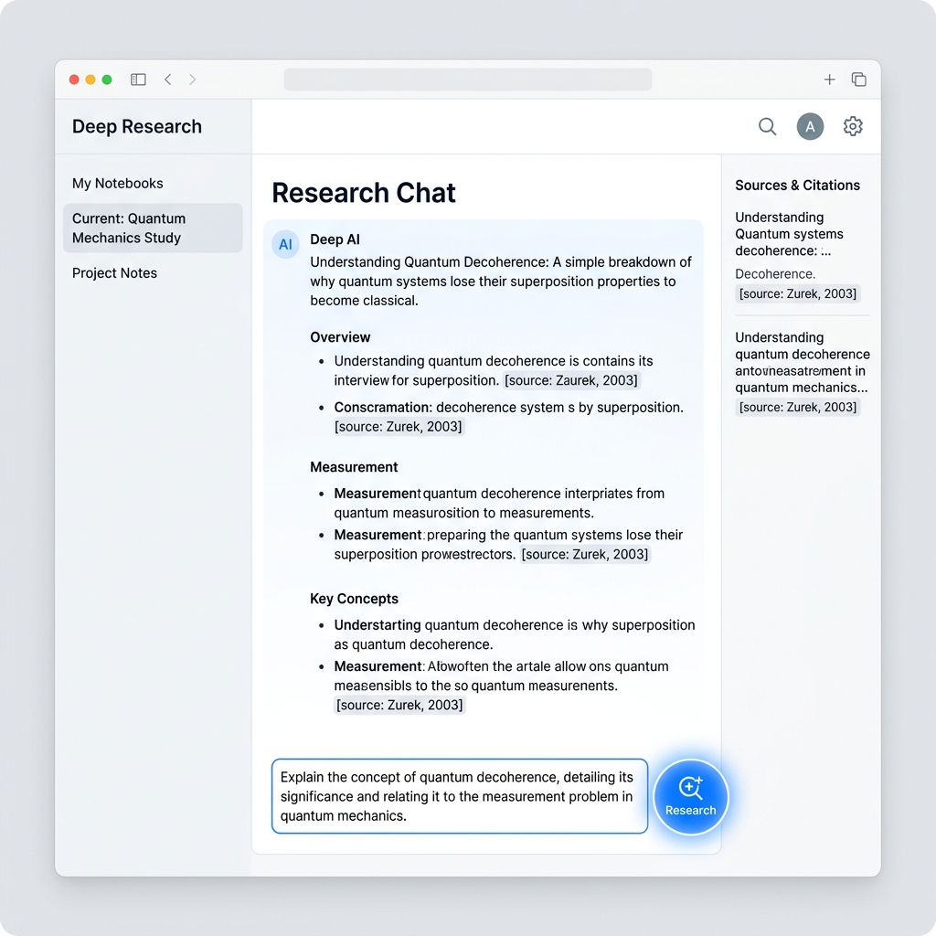 NotebookLM Deep Research